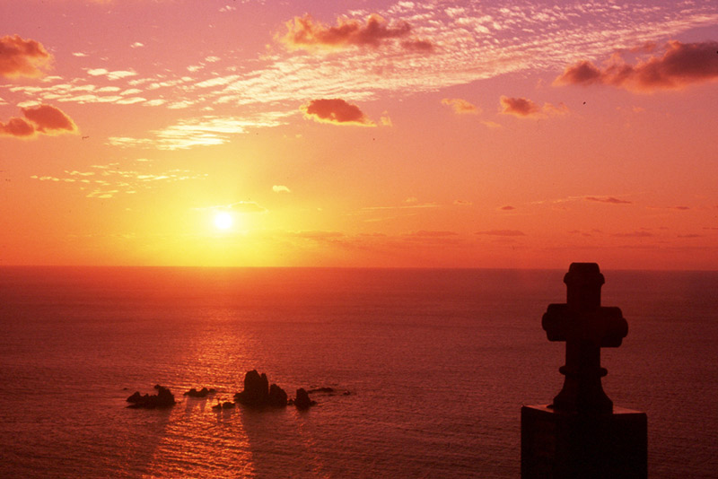 天草西海岸の夕日